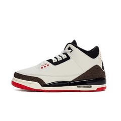 Big Kid’s Jordan 3 Retro „World’s Best“ Sail/Black-Red (DM0967 103)