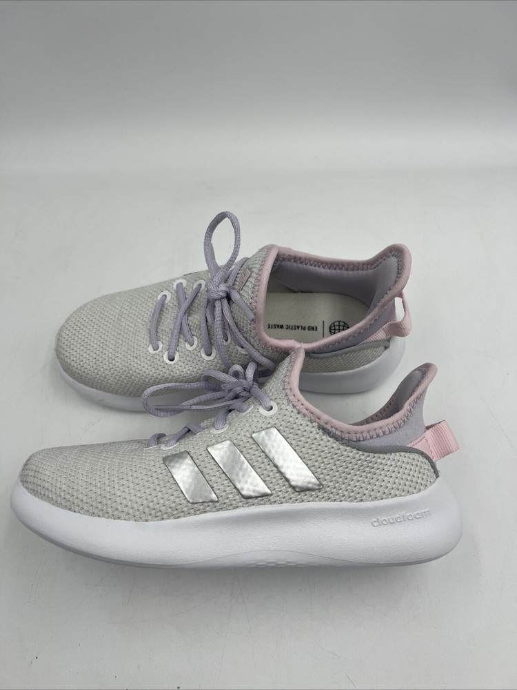 ADIDAS Cloudfoam Pure Spw Running Shoes Kids Size US 12k Cloud White