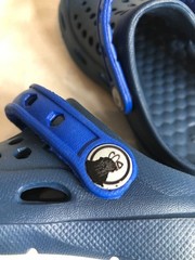 JoyBees Kids ACTIVE CLOG Navy Blue & Royal Blue Sz 6-7