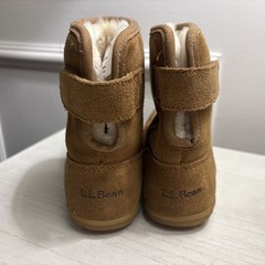 L.L. Bean Suede Sherpa wool Ankle Boots – Brown – Kids Size 12 – EUC Worn Once