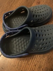 Pre-owned Unisex Kids Joybees active clog blue size 10 -11