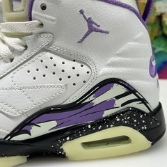 NIKE Youth Jordan MVP Summit Shoes Youth Size 5.5 Purple/White DZ5577-109 GLOW