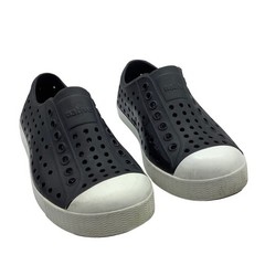 Native Jefferson Kids Black White Slip On EVA Water Shoes Sneakers C10
