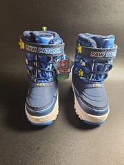 Size 7 Nickelodeon Paw Patrol Chase & Marshall Toddler Snow Boots