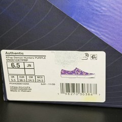 Vans Shoes Authentic Demon Hunter KPop Purple VN0010X7PRP Junior Sizing