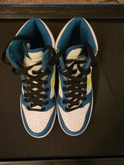 Nike Dunk High, 7Y Spruce, Volt