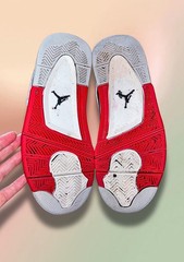 Jordan Dub Zero Athletic Sneakers Unisex Kids White/Black/Red 5.5Y DV1360-160