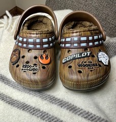 Crocs Kids Star Wars Chewbacca Classic Lined Clog Size C 6 Fast Shipping Warm