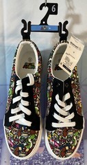 Nintendo Super Mario Bros Lace Up Ground Up Shoes Video Game Youth Size 6 New