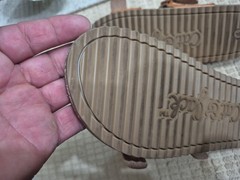 Cat & Jack Unisex Drew Brown Double Buckle Sandals, Size 4