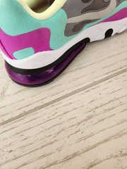 Nike Shoes Air Max 270 React Running Sneaker BQ0103-007 Youth 7Y Womens 8.5