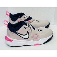 Nike Team Hustle D 11 Platinum Violet White 6.5Y Basketball Shoes DV8996-005 NEW