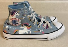 Converse Chuck Taylor All Star Hi Juniors Shoes Unicorns Stars 665472C Size 3