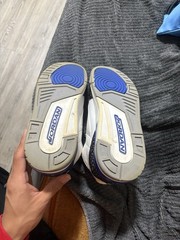 Retro 3 Racer Blue Size 7y with Flaws