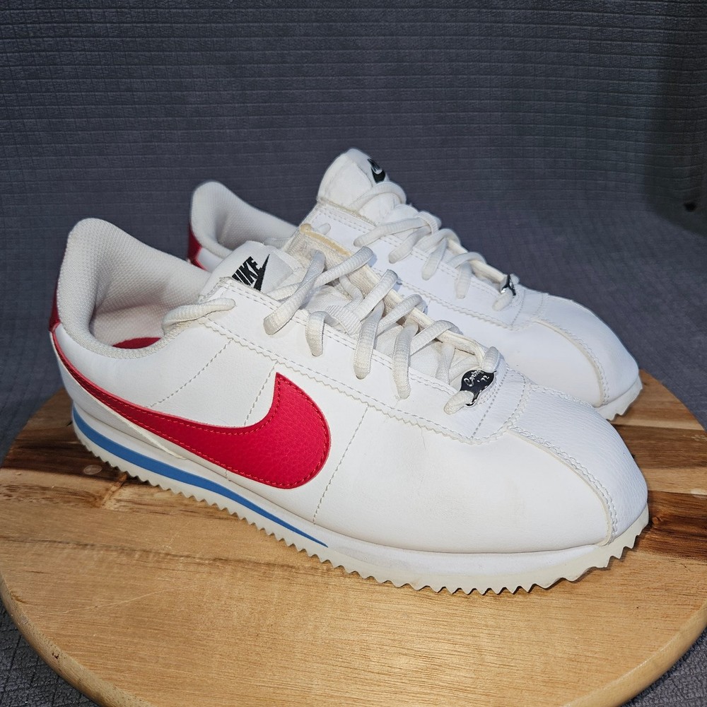 Nike Cortez Forest Gump Kids White Red Blue US 7Y Classic Retro Lace Up