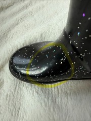 NWD $90 Hunter Little Kid First Classic Giant Glitter Boot Black US11/UK10/EU28