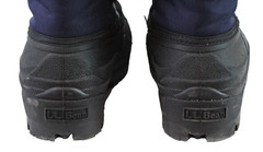 L.L. Bean ~ Waterproof Insulated Winter Boots ~ Black/Blue ~ Unisex Kid’s Size 6