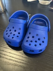 Crocs Littles Classic Clogs – Cerulean Blue (11441-4KZ) Toddler C2/C3 Shoes NWT