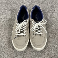 Sperry Kids Harbor Tide Tan Canvas Sneakers Size 6M Stone Basic Capsule Washable