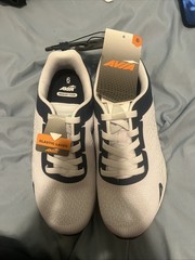 Avia Memory Foam Kids Athletic Sneakers White/Navy/Green US 6 Mesh