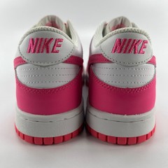 Nike Dunk Low Laser Fuchsia GS White Pink FB9109-102 Kids 6Y Sneaker