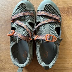 Chaco Odyssey All Terrain Kids Junior Size 4 Green Closed Toe Hiking Sandals