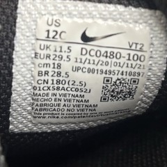 Nike Waffle One Summit White Gray DC0480-100 Youth US Size 12c Sneaker Shoes