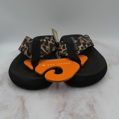 Rocket Dog Sandals Kids Size 12 Leopard Spotlight Jr Tampa Cotton Flip Flops
