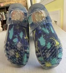 Western Chief Youth Bug Splatter Light Up Rain Boot Super Cute Fun Outdoor Sz 11