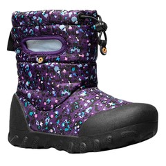 Bogs B-Moc Snow Little Textures Kid’s Winter Boots, Purple Multi, K6
