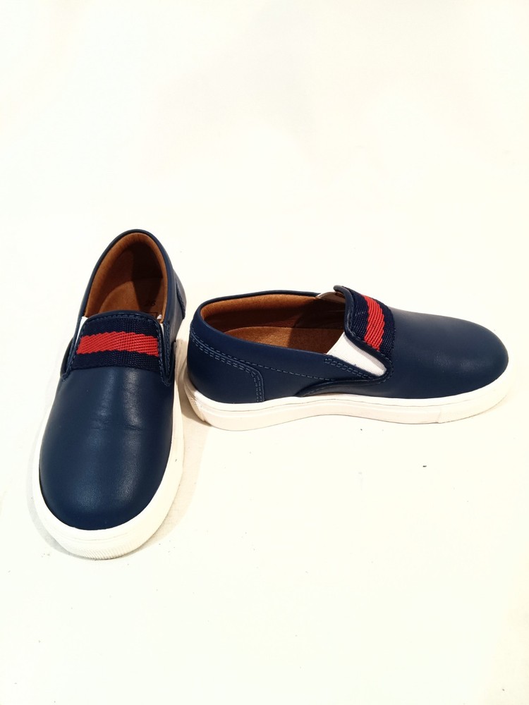 Atlanta Mocassin Children Sneakers Slip On Blue Color New