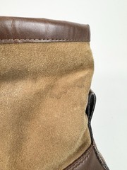 UGG Butte II Kids Brown Leather/Suede Sheepskin Winter Boots #1098890K – Size 2