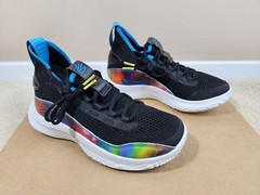 Under Armour Curry 8 PRNT Flow Size 5Y Basketball Shoes 3024033-001 Steph Curry