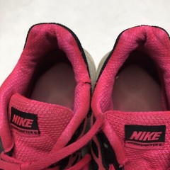 Nike Down Shifter 6 Pink Black Running Shoes Youth Size 5Y 685167-001