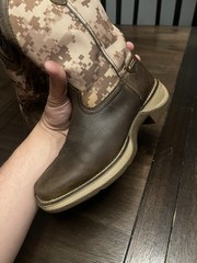 Durango Square Toe Boots Desert Digital Camo DBT0208Y Youth Sz 4 M Western