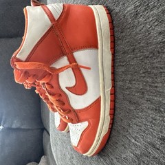 Nike Dunk High SP GS Syracuse Junior Youth Trainers White Orange US 5 DB2179-100