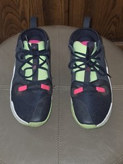 NIKE AIR ZOOM CROSSOVER 2 Basketball Dark Obsidian Lime Pink Size 6Y FB2689-400