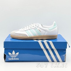 Adidas Samba OG J Cloud White Semi Flash Aqua Gum JP5481 – Size 6.5