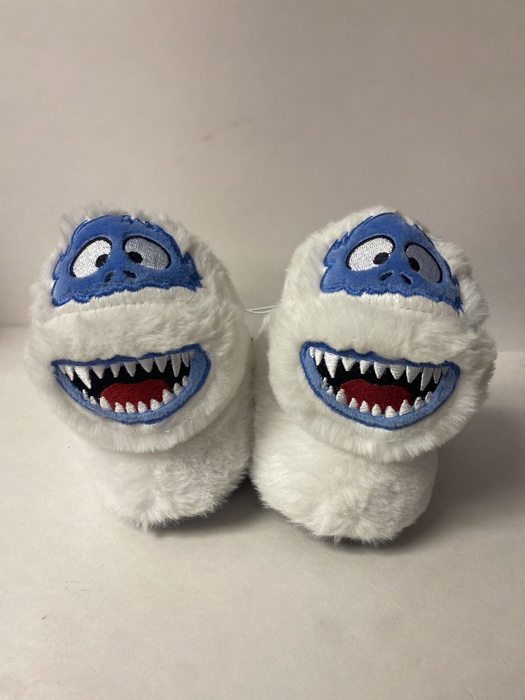 Rudolph the Red Nosed Reindeer BUMBLE PLUSH SLIPPERS Toddler Baby Kids Sz 1 NEW