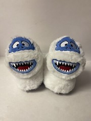 Rudolph the Red Nosed Reindeer BUMBLE PLUSH SLIPPERS Toddler Baby Kids Sz 1 NEW