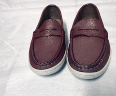 Marc Joseph New York Kids Penny Loafers Leather Slip On Shoes Size 2