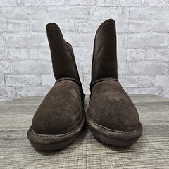 Bearpaw Winter Boots Youth Size 5 Chocolate Emma Suede Wool Blend