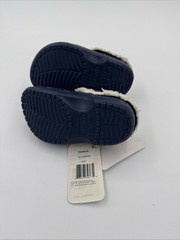 CROCS MAMMOTH EVO CLOG SHOE Navy Oatmeal Toddler C 6/7~NWT