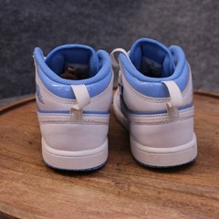Nike Air Jordan 1 Mid White Legend Blue FZ3932-114 Kids Shoes PS Size 2.5Y
