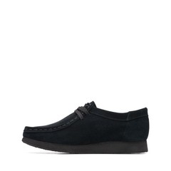Clarks Older Boys Wallabee O Black Suede 26168038