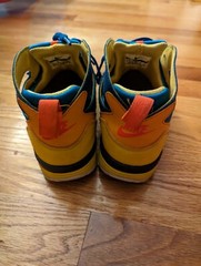 Nike Air Trainer Huarache Green Abyss Blue Lagoon Size 5.5 Youth Shoes Sneakers