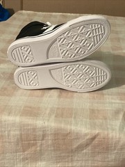 Converse Kids Pro Blaze Strap High Top Shoes Black/White Sz 3.5 NEW A01072C