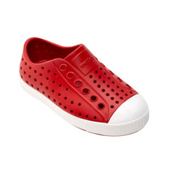 Native Shoes Jefferson Child – Lightweight Sneaker Ruby Red / Shell White