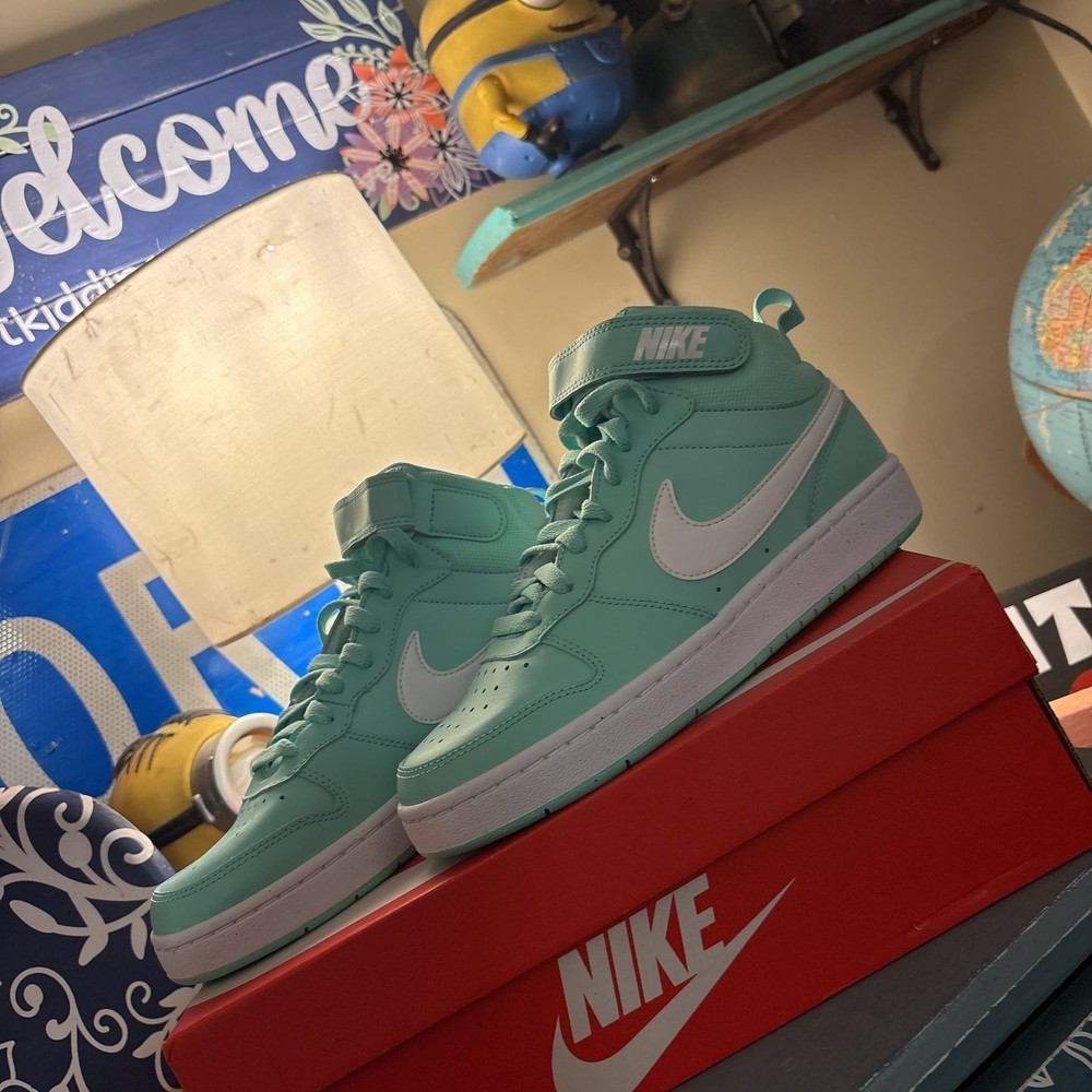 Nike youth Court Borough Mid 2 PSV Sneakers Mint Green/White