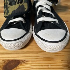 Converse All Star Chuck Taylor High Tops Canvas Black and Camo Jr size 13 Kids